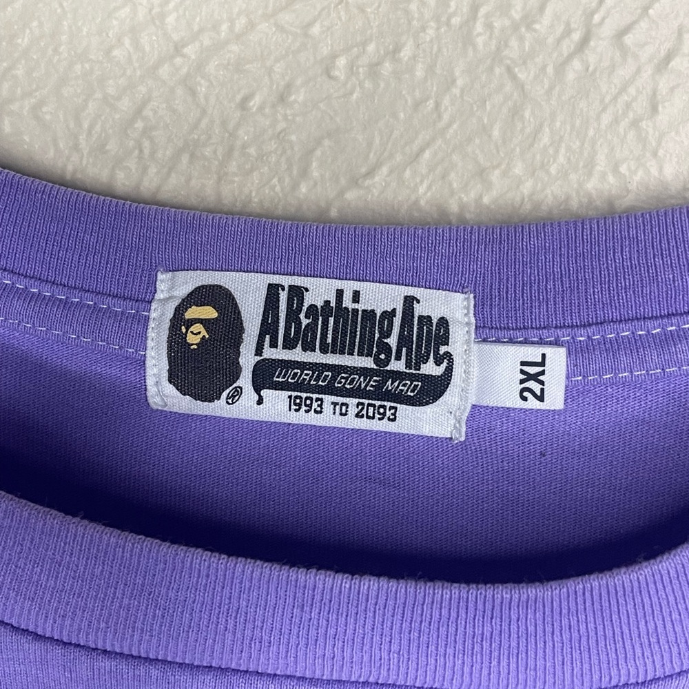 BAPE XL LONG-SLEEVE WORLD GONE MAD